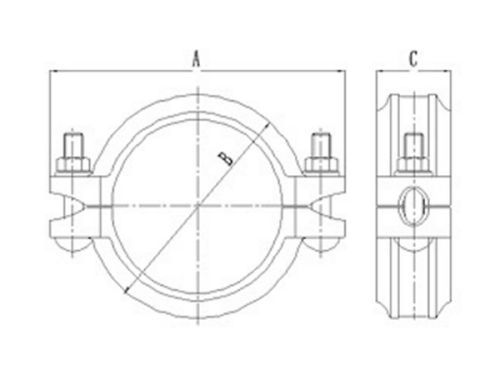 Муфта жесткая угловая